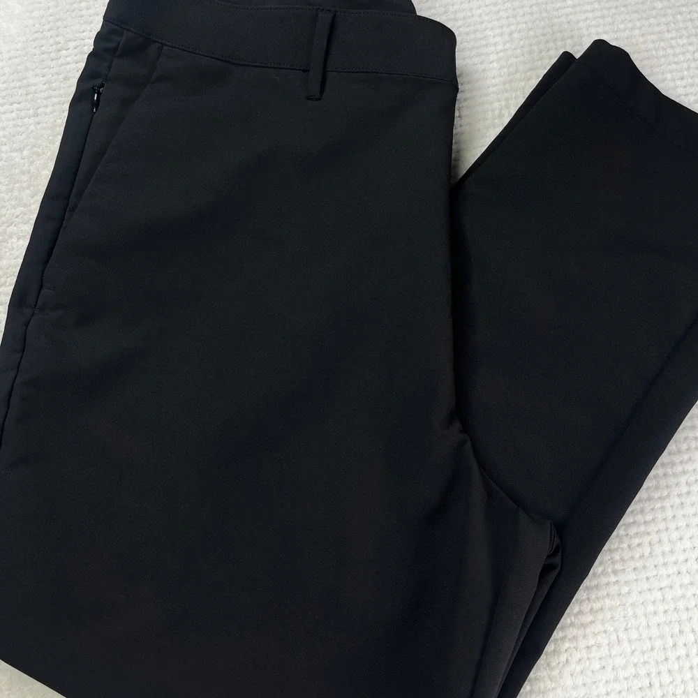 Banana Republic Mens Performance Chino Pants Black 38x29 1557516 Tech Trousers